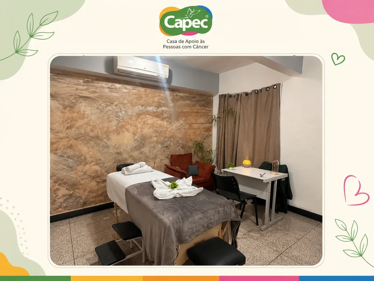 Projeto Toque de Acolhimento — massoterapia na CAPEC